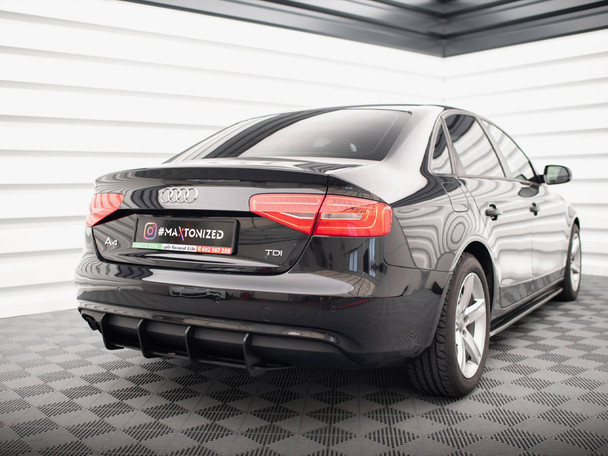 Maxton Design Street PRO Rear Diffuser Audi A4 B8 Facelift