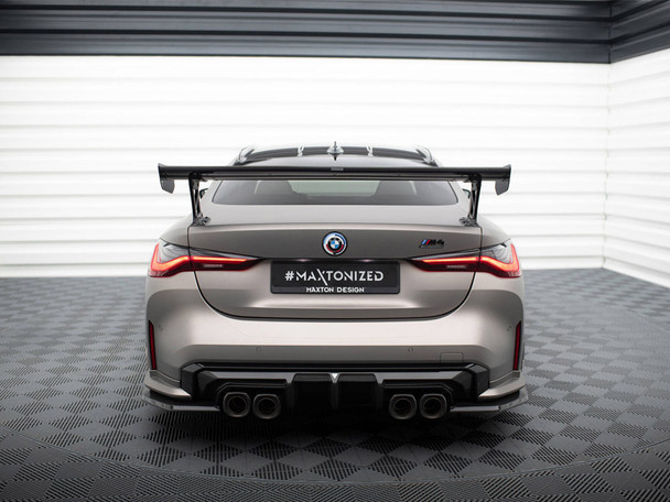 Maxton Design Carbon Spoiler With External Brackets Uprights + LED BMW M4 G82 / G82 Facelift / M440i / 4 M-Pack G22 / G22 Facelift