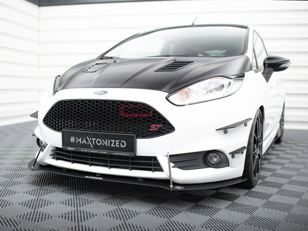 Maxton Design Front Racing Splitter V.1 Fiesta St Mk7 Facelift