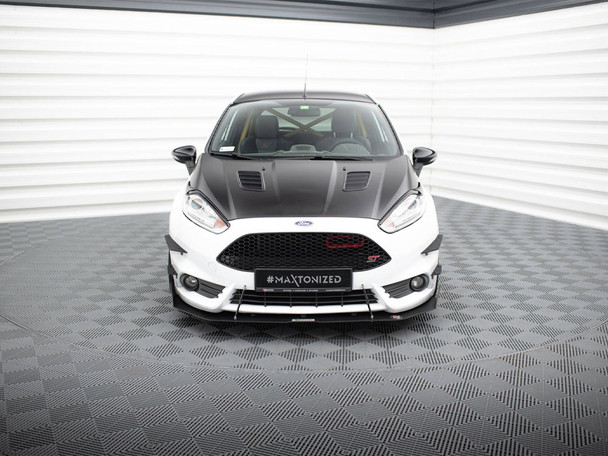 Maxton Design Front Racing Splitter V.2 Fiesta St Mk7 Facelift