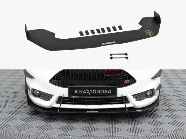 Maxton Design Front Racing Splitter V.2 Fiesta St Mk7 Facelift