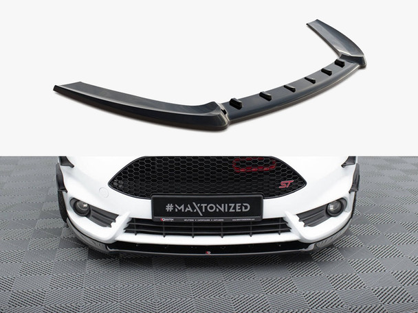 Maxton Design Front Splitter (Cupra) Fiesta Mk7 St Facelift 2013-17
