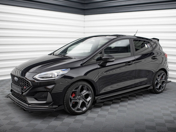 Maxton Design Street PRO Side Skirts Diffusers + Flaps Ford Fiesta ST / ST-Line Mk8