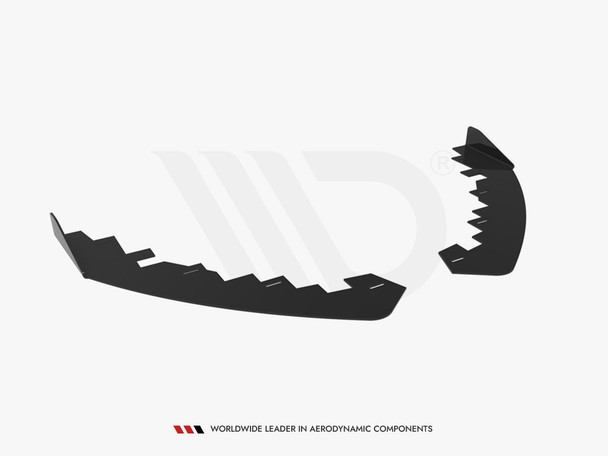 Maxton Design Street PRO Rear Side Splitters + Flaps Ford Focus ST Mk4