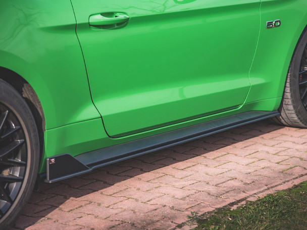 Maxton Design Street PRO Side Skirts Diffusers V.2 Ford Mustang GT Mk6 Facelift