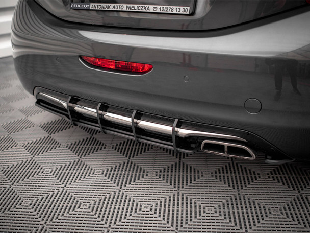 Maxton Design Central Rear Splitter (Vertical Bars) Ford Mustang Mach-e Mk1