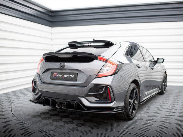 Maxton Design Street PRO Rear Side Splitters V.1 Honda Civic Sport Mk10 Facelift