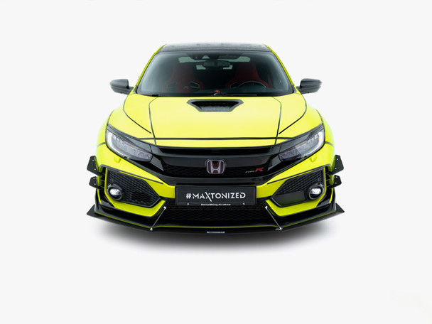 Maxton Design Front Racing Splitter V.1 Honda Civic Type-R Mk10 / Mk10 Facelift
