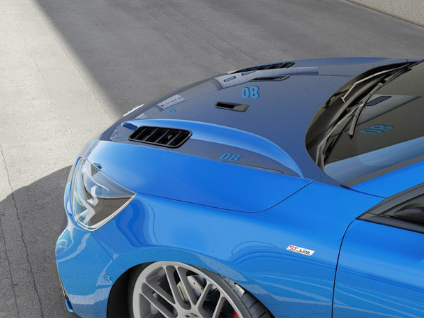 Maxton Design Central Rear Splitter (Vertical Bars) Hyundai I30 Mk3 Hatchback