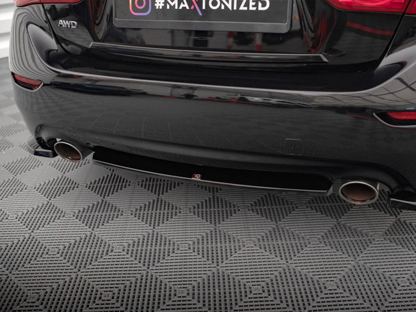 Maxton Design Central Rear Splitter Infiniti Q50 S Mk1