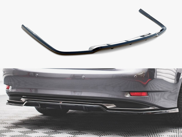 Maxton Design Rear Splitter (Vertical Bars) Lexus GS F Sport Hybrid Mk4 (L10)