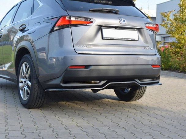 Maxton Design Central Rear Splitter Lexus NX Mk1 H