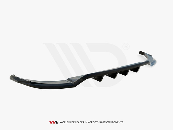 Maxton Design Central Rear Splitter (Vertical Bars) Lexus NX F-Sport Mk2