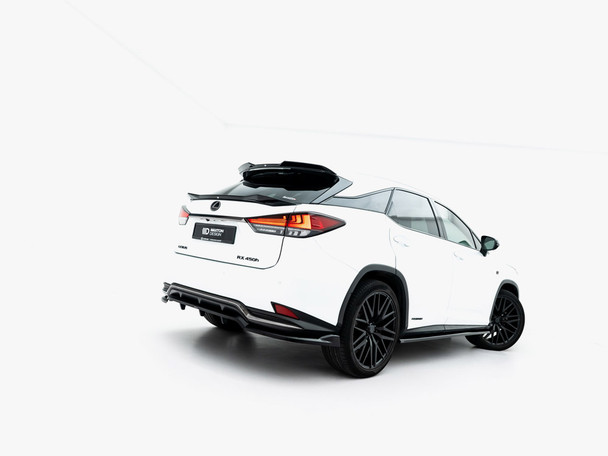 Maxton Design Central Rear Splitter (Vertical Bars) Lexus Rx Mk4 Facelift
