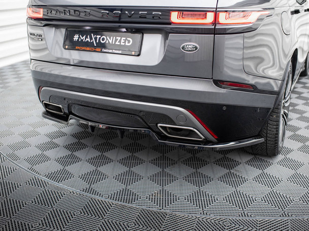 Maxton Design Rear Splitter (Vertical Bars) Land Rover Range Rover Velar R-Dynamic Mk1
