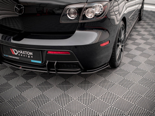 Maxton Design Street PRO Rear Side Splitters Mazda 3 MPS Mk1 US-Spec Version