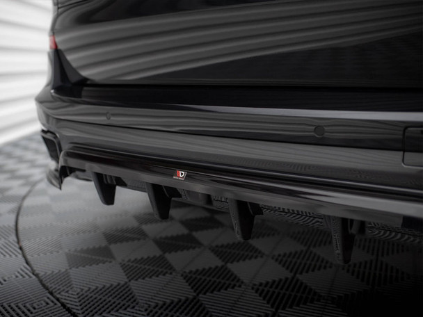 Maxton Design Rear Splitter (Vertical Bars) Maserati Ghibli Mk3 Facelift