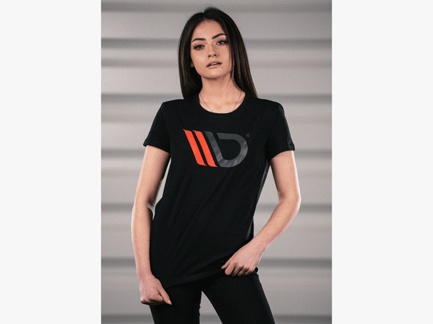 Maxton Design Classic Tshirt Womens Slim - Black - V.1