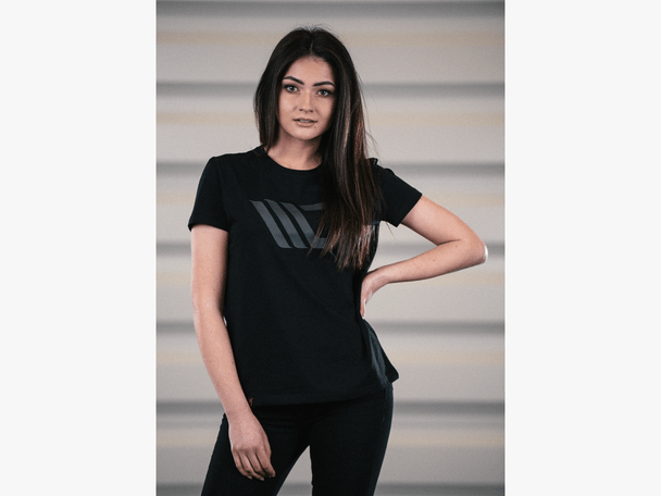 Maxton Design Classic Tshirt Womens Slim - Black - V.2