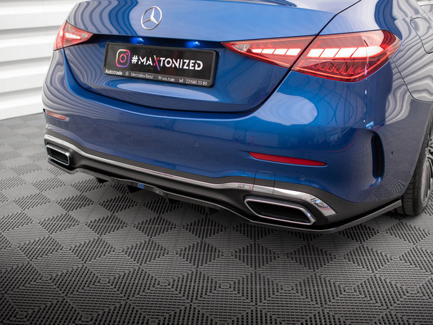 Maxton Design Rear Splitter (Vertical Bars) Mercedes C AMG-Line W206