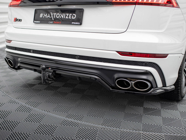 Maxton Design Rear Splitter (Vertical Bars) Mercedes-Benz CLA C117 Facelift