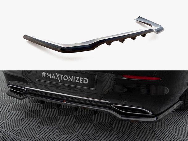 Maxton Design Rear Splitter (Vertical Bars) Mercedes-Benz CLA Coupe C118