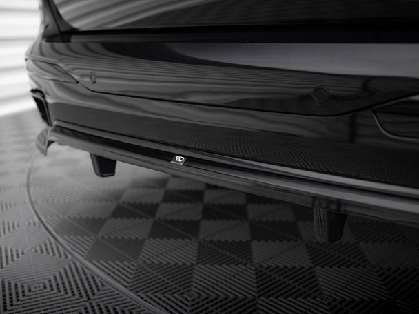 Maxton Design Central Rear Splitter (Vertical Bars) Mercedes-AMG E63 W213 Facelift