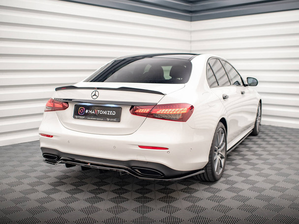 Maxton Design Spoiler CAP Mercedes E Sedan AMG Line W213 Facelift