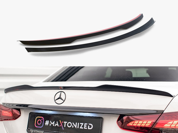 Maxton Design Spoiler CAP Mercedes E Sedan AMG Line W213 Facelift