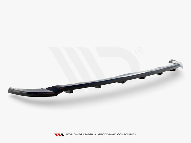 Maxton Design Rear Splitter (Vertical Bars) Mercedes-AMG GLC 63 Coupe C253 Facelift