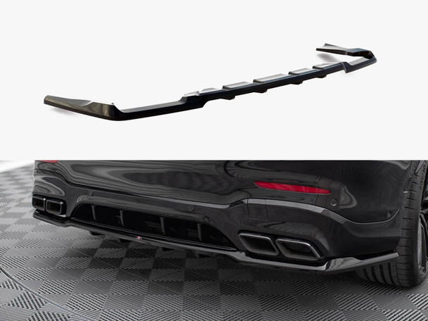 Maxton Design Rear Splitter (Vertical Bars) V.2 Mercedes-AMG GLC 63 SUV X253