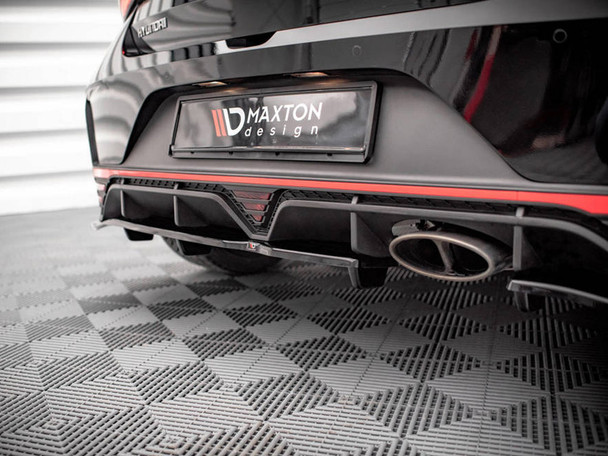 Maxton Design Rear Splitter (Vertical Bars) Mercedes V-Class AMG-Line W447 Facelift