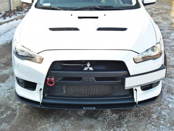 Maxton Design Front Racing Splitter V.2 Mitsubishi Lancer Evo X