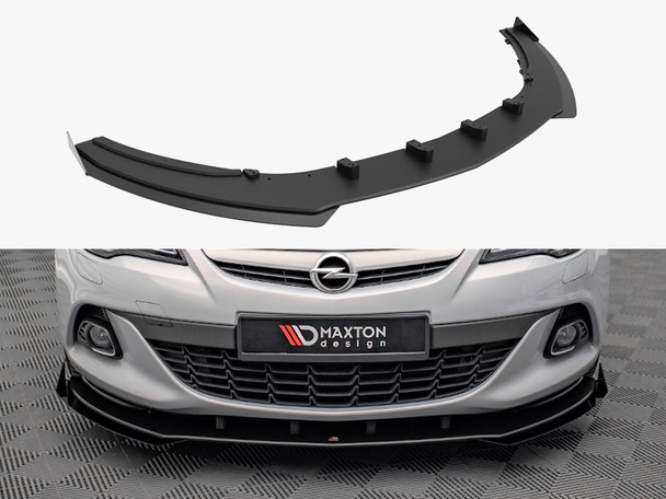 Maxton Design Street PRO Front Splitter V.1 + Flaps Opel Astra GTC OPC-Line J