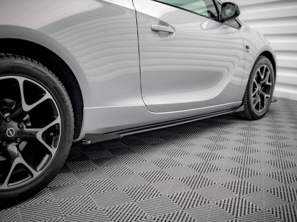 Maxton Design Street PRO Side Skirts Diffusers + Flaps Opel Astra GTC OPC-Line J