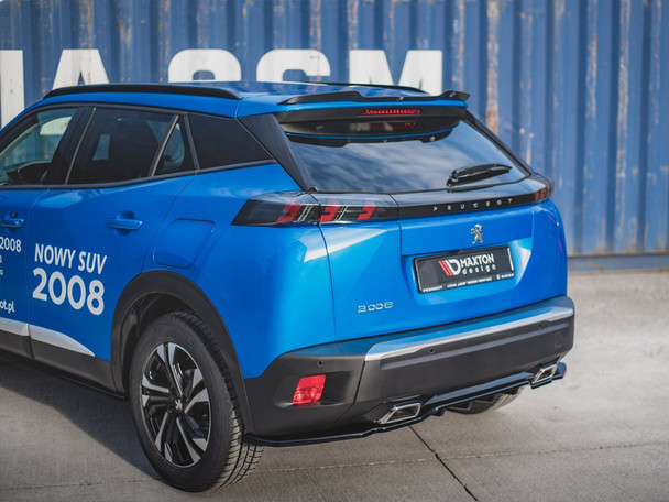 Maxton Design Rear Splitter (Vertical Bars) Peugeot 2008 Mk2