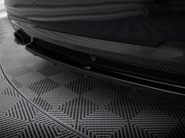 Maxton Design Central Rear Splitter (Vertical Bars) Peugeot 308 Ii Gti