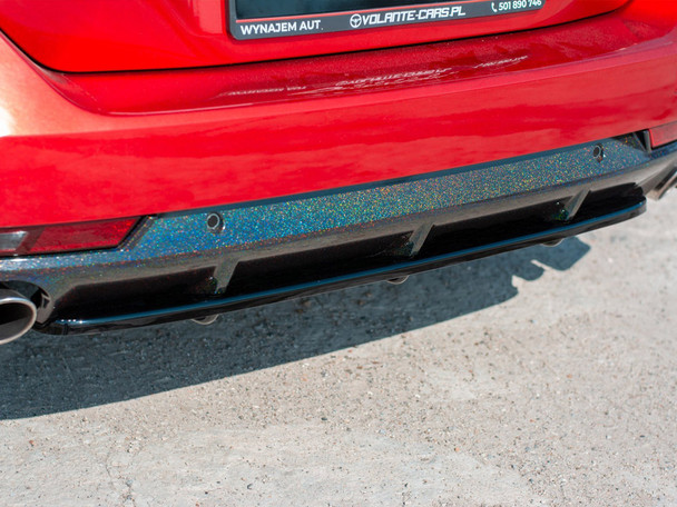 Maxton Design Rear Splitter (Vertical Bars) Peugeot 508 Petrol Mk2