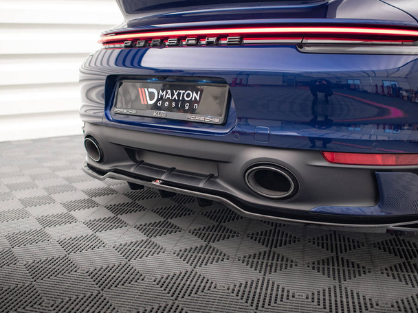 Maxton Design Rear Splitter (Vertical Bars) V.1 Porsche 911 Carrera Aero / Carrera GTS 992
