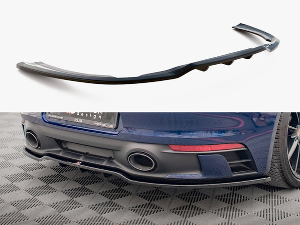 Maxton Design Rear Splitter (Vertical Bars) V.1 Porsche 911 Carrera Aero / Carrera GTS 992