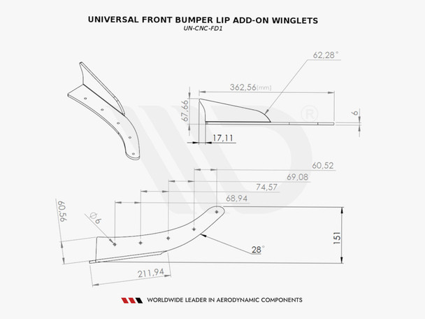 Maxton Design Front Splitter Porsche 911 Carrera 997.2 Facelift (2009-11)