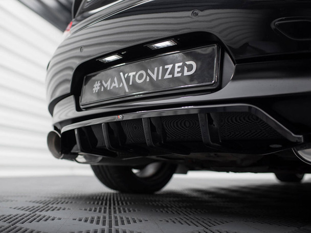 Maxton Design Rear Splitter (Vertical Bars) Porsche 911 Turbo 997