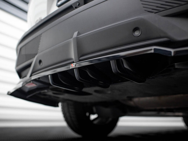 Maxton Design Rear Splitter Porsche Cayenne SUV / Coupe Mk3 Facelift