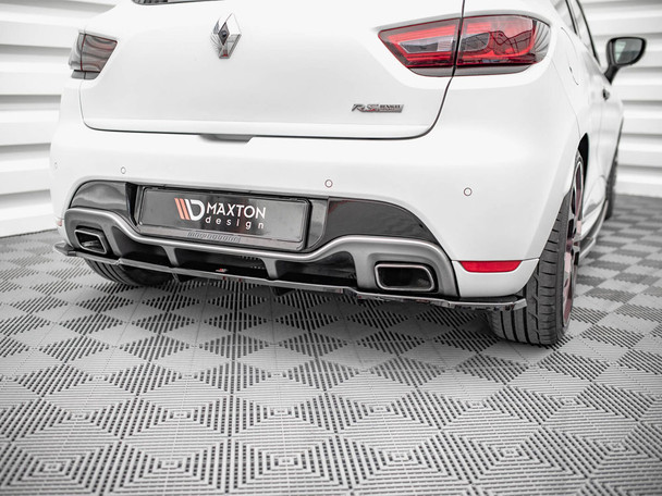 Maxton Design Rear Splitter (Vertical Bars) Renault Clio RS Mk4
