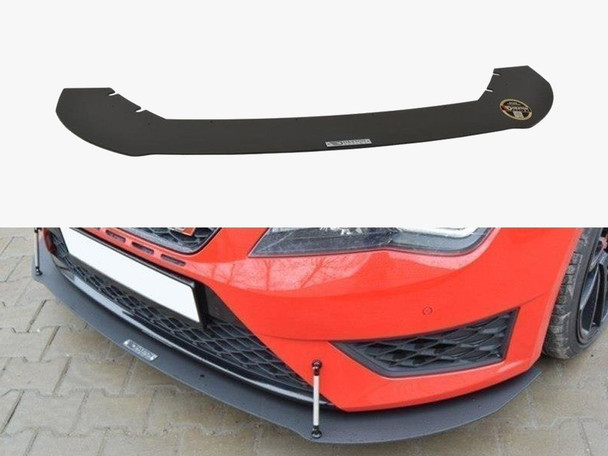 Maxton Design Front Racing Splitter Seat Leon Iii Cupra / Fr
