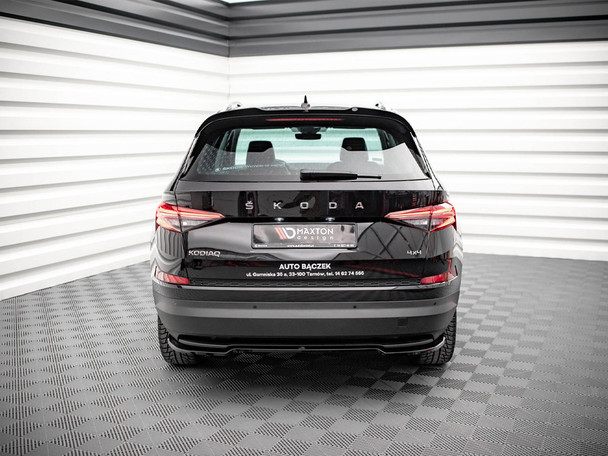 Maxton Design Central Rear Splitter Skoda Kodiaq Mk1 Facelift