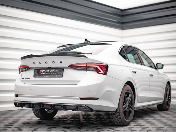 Maxton Design Rear Splitter (Vertical Bars) Skoda Octavia Mk4