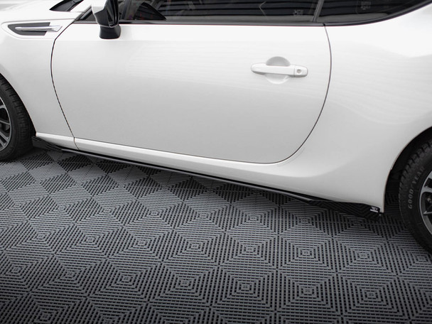 Maxton Design Street PRO Side Skirts Diffusers + Flaps Subaru BRZ Mk1 / Mk1 Facelift