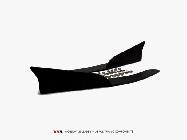 Maxton Design Universal Front Bumper Lip Add-On Winglets