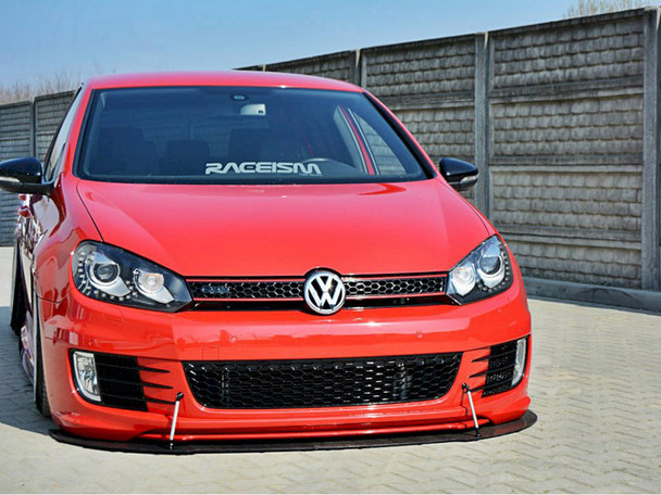 Maxton Design Front Racing Splitter Vw Golf Mk6 Gti 35Th